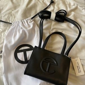 Small Black Telfar Shopper